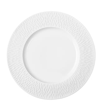 Assiette 27.9 Cm - Boreal Satin - Degrenne - Blanc
