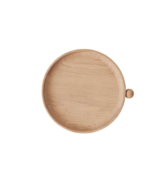 Plateau en bois plateau rond - OYOY - Beige