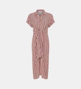Robe chemise cintrée à rayures - RAENA - Gerard Darel - Multicolore