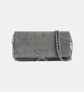 Pochette Rock Suede - Zadig&Voltaire - Gris road