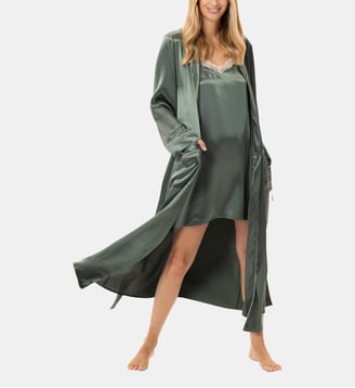 Peignoir en viscose DARCY 160 - Lingerie Le Chat - Vert