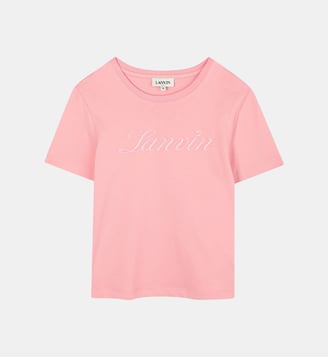 Tee-shirt à manches courtes - Lanvin Kids - Pink icing