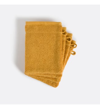 Lot 4 gants de toilette éponge bouclette La Redoute Interieurs