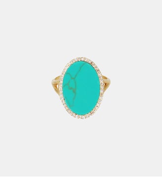 Bague Chiara - Nilaï - Bleu turquoise