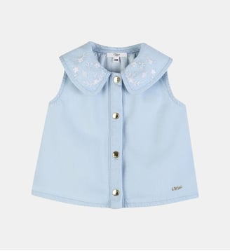 Débardeur sans manches - Chloe Kids - Bleu délavé