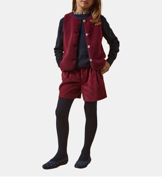 Veste en sherpa - Collection Junior - Cyrillus - Bordeaux