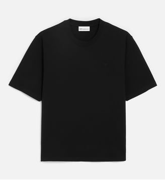 T-shirt unisexe en coton Ami de Coeur embossé AMI Paris