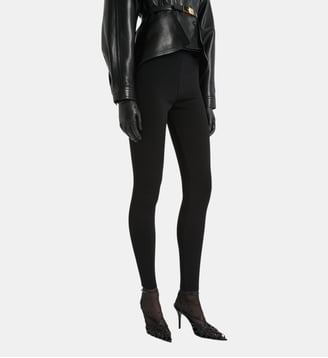 Pantalon taille haute en jersey Milano Balmain