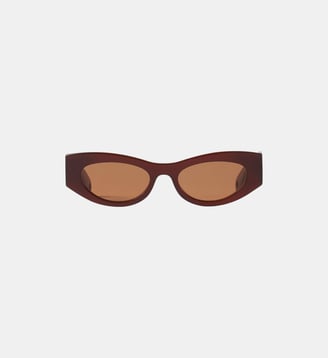 Lunettes De Soleil Logo Lanvin - Lanvin - Marron