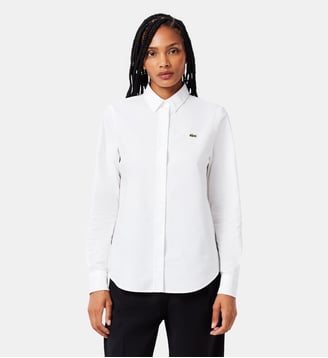 Chemise Regular Fit coton - Lacoste - Blanc