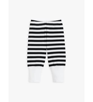 pantalon Turbo rayures 12/12 noir et blanc - Agnès b. - Noir et blanc