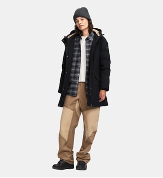 Parka imperméable à capuche GORE-TEX - Aigle - Noir
