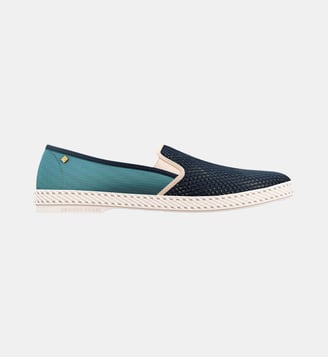 Espadrilles Leisure - Rivieras - Bleu turquoise et dark blue