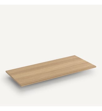 Plateau de bureau, en plaqué chêne longueur 150 cm - AM.PM - Chêne naturel