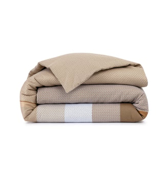 Housse de couette en satin de coton Boss Home