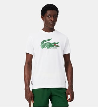T-shirt Tennis Édition Roland-Garros - Lacoste - Blanc