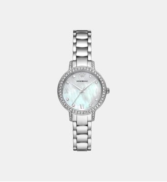 Montre Emporio Armani Nacre blanche AR11484 - Emporio Armani - Argenté