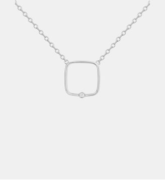 Collier Pour Toujours en Argent avec diamant blanc - La Garçonne Diamant - Argent