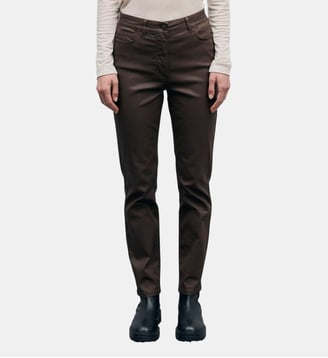 Jean slim enduit - ILDA - Gerard Darel - Marron