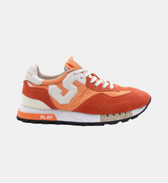 Sneakers Nances bicolore - Serge Blanco - Orange