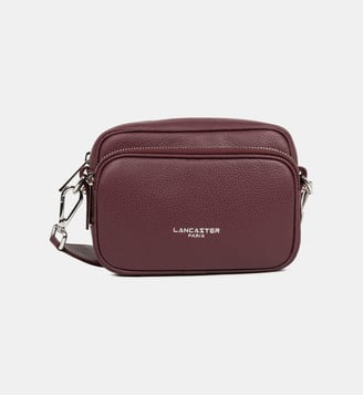 Sac à main caméra Milano en cuir - Lancaster - Bordeaux