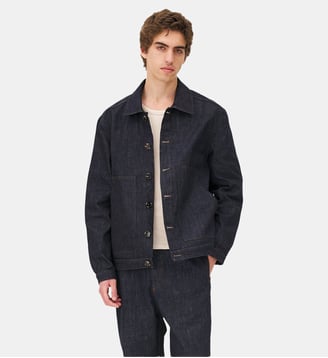 Veste workwear boxy Arizona - Noyoco - Indigo