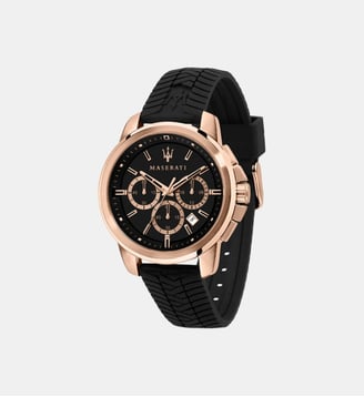 Montre Successo Noir R8871621012 - Maserati - Doré rosé