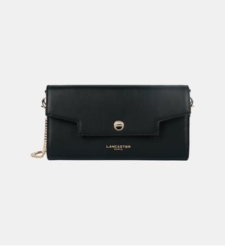 Pochette Mademoiselle Grace en cuir - Lancaster - Noir