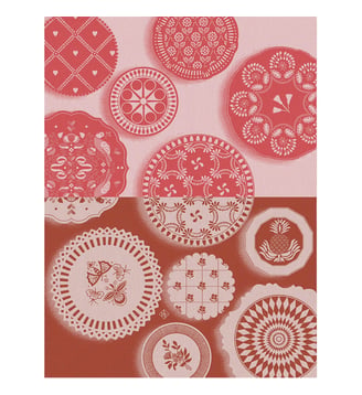 Torchon Faïence Faïence - Le Jacquard Francais - Tulipe