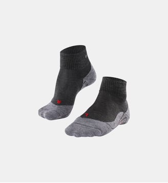 Chaussettes Courtes TK5 Wander Short Laine Vierge - Falke - Asphalt mel