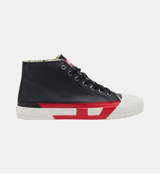 S-D-Verse-Baskets avec logo D - Diesel - Noir et rouge