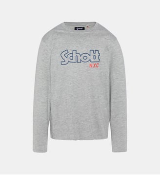T-shirt imprimé Schott NYC® - Schott - Gris chiné