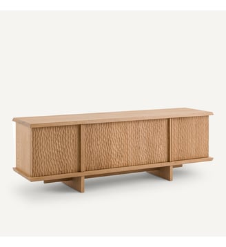 Buffet 4 portes en chêne et plaqué AM.PM
