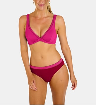 Haut de maillot balconnet Ravi - Livia - Bordeaux