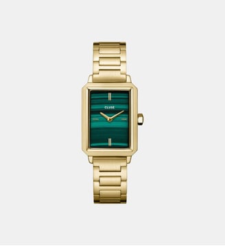 Montre Fluette Vert CW11502 - Cluse - Doré