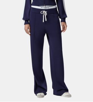 Pantalon de sport large à bande latérale - Pinko - Multicolore