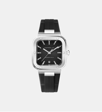 Montre automatique Cap camarat Noir 1646A14CA - Herbelin - Argenté