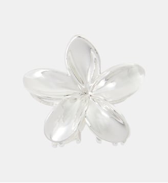 Pince à cheveux fleur argentée - Balaboosté - Argenté