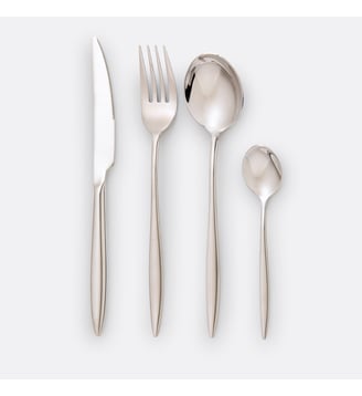 Ménagère 24 pièces inox - La Redoute Interieurs - Gris
