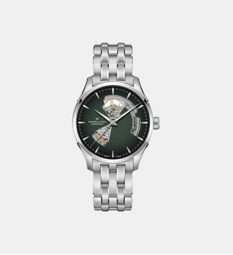 Montre automatique Jazzmaster Vert H32675160 - Hamilton - Argenté