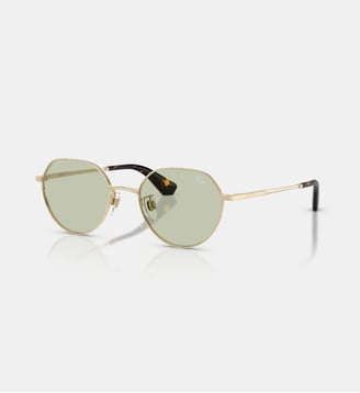 Lunettes de soleil Rond BE3173D - Burberry - Doré clair
