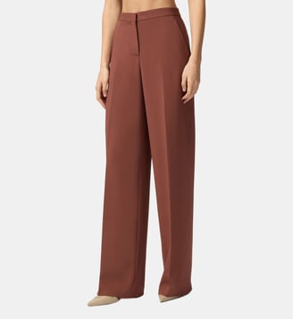 Pantalon de cérémonie wide leg en cady - Pinko - Multicolore