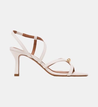 Sandales multibrides en cuir - Maje - Écru