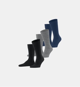 Chaussettes Family 3-Pack Coton - Falke - Multicolore
