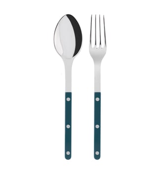 Couverts de service, Bistrot Uni - Sabre - Bleu canard