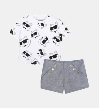 Chemisier et short ensemble Karl Lagerfeld Kids