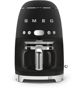 Cafetière filtre Noir Mat DCF02BLMEU - Smeg - Noir