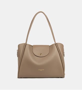 Sac cabas Ida en cuir - Lancaster - Taupe