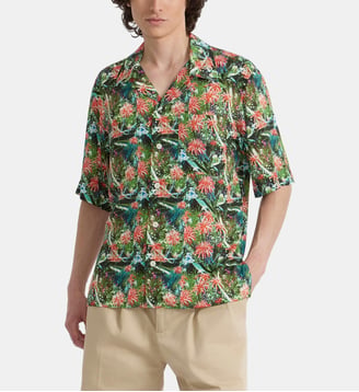 chemise Magnum en viscose à fleurs - Agnès b. - Multicolore