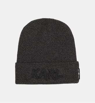 Bonnet en tricot - Karl Lagerfeld Kids - Gris